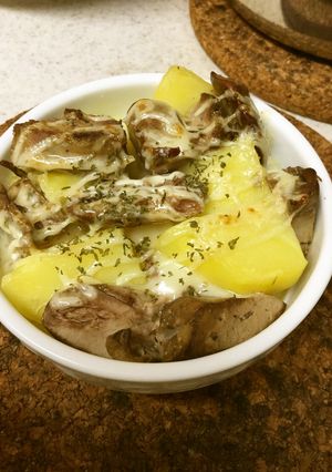 鶏レバーとじゃがいものココットカマン-レシピのメイン写真