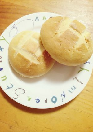 プリンメロンパン♩-レシピのメイン写真