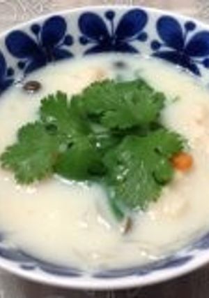 海老団子の豆乳スープ-レシピのメイン写真