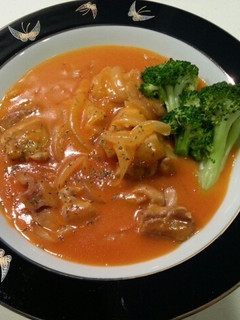 鶏肉のトマトクリーム煮♪-レシピのメイン写真