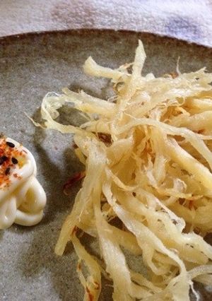 簡単おつまみ☆あたりめの胡麻炙り-レシピのメイン写真
