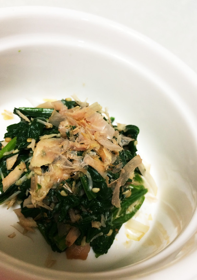 丼にお弁当もOK☆ほうれん草と鮭の和え物-レシピのメイン写真