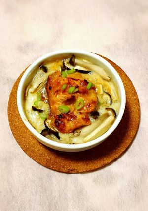 鮭ときのこの味噌マヨ*ココットカマン-レシピのメイン写真