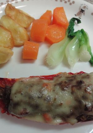 おもてなしに！パプリカの肉詰め！-レシピのメイン写真