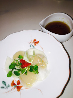 蕪と帆立の山葵醤油ドレッシング-レシピのメイン写真