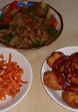ピーマンすき焼き風＋ニンジン炒め-レシピのメイン写真