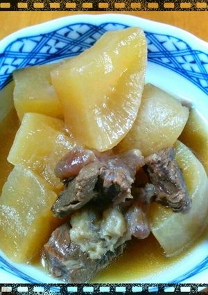 お鍋でコトコト★大根と牛すじの煮物-レシピのメイン写真