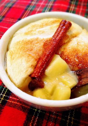 食パンで！アップルパイ風ココットカマン-レシピのメイン写真
