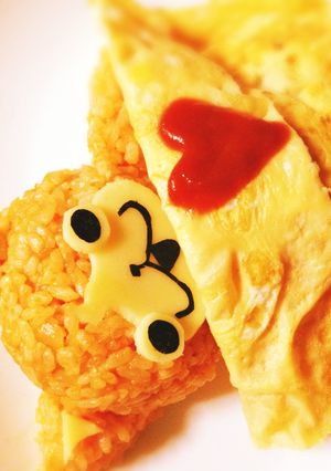 ジバニャンのオムライス-レシピのメイン写真