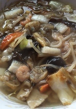 シーフードあんかけラーメン-レシピのメイン写真
