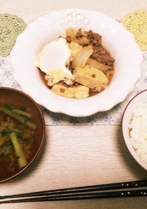 フライパンで！すき焼き風炊いたん-レシピのメイン写真