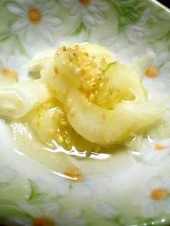 材料2つ簡単♪セロリの酢の物-レシピのメイン写真