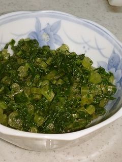 秋だけ!!大根の葉炒め-レシピのメイン写真