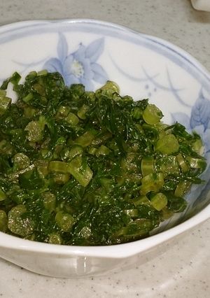 秋だけ！！大根の葉炒め-レシピのメイン写真