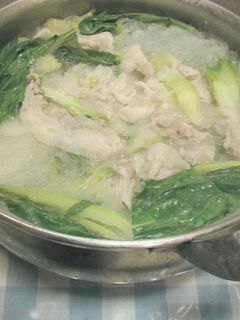 みぞれ鍋・・・青梗菜たっぷり!!-レシピのメイン写真