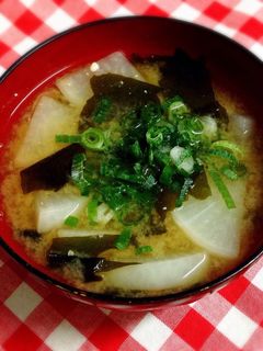 ☆わかめと大根の味噌汁☆-レシピのメイン写真