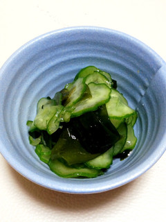 ウメ醤油を使ったキュウリの酢の物-レシピのメイン写真