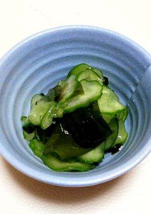 ウメ醤油を使ったキュウリの酢の物-レシピのメイン写真