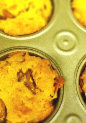 甘糀で柿マフィン　卵なしバターなし-レシピのメイン写真