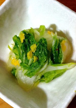 白菜のにんにく柚子漬け-レシピのメイン写真