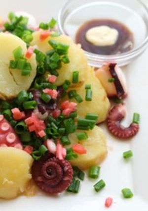 タコとじゃがいものタコ焼き風炒め-レシピのメイン写真
