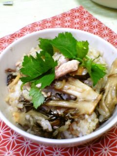 ジューシー☆秋刀魚とキノコの混ぜご飯-レシピのメイン写真
