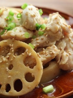鶏肉のからし蓮根風蒸し-レシピのメイン写真