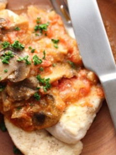 鶏胸肉のソテー　トマトヨーグルトソース-レシピのメイン写真