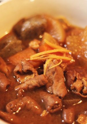 赤味噌のモツ煮込み、名古屋風土手煮-レシピのメイン写真