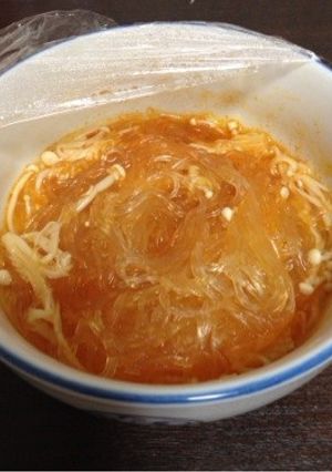 夜中にひとりキムチ春雨-レシピのメイン写真