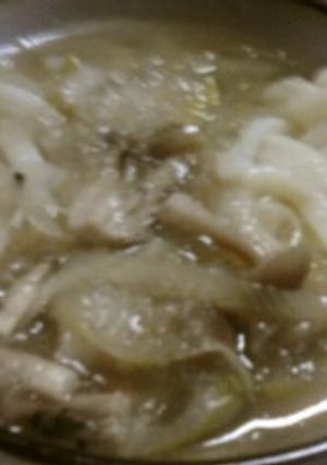 体が温まる・みぞれあんかけキノコうどん-レシピのメイン写真
