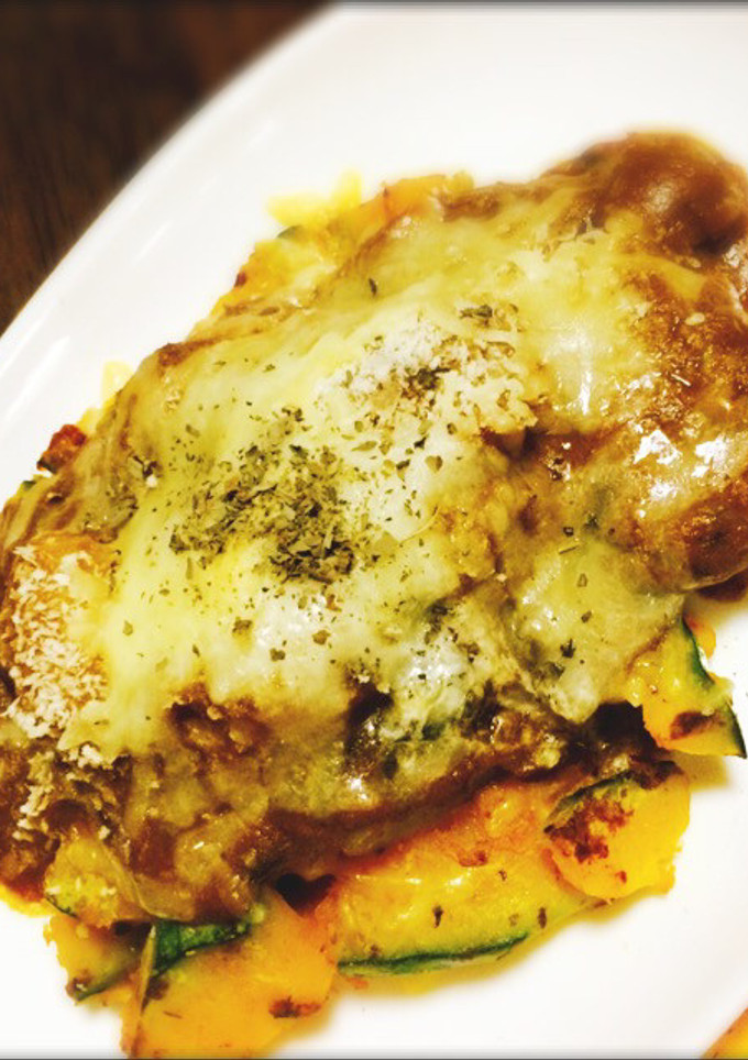かぼちゃとカレーのチーズ焼き♩-レシピのメイン写真