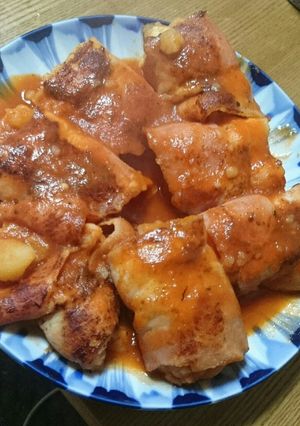 ベーコンとじゃがいものトマト煮込み-レシピのメイン写真