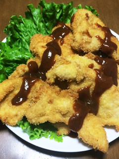 驚きの柔らかさ!鶏ムネ肉で味噌カツ-レシピのメイン写真