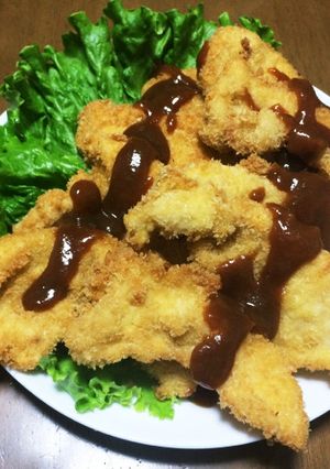 驚きの柔らかさ！鶏ムネ肉で味噌カツ-レシピのメイン写真