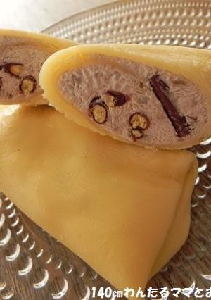 簡単★ポッキーとバナナのアイスクレープ-レシピのメイン写真