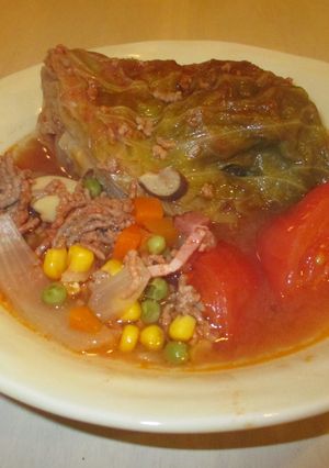 キャベツの煮込み ミネストローネ風-レシピのメイン写真