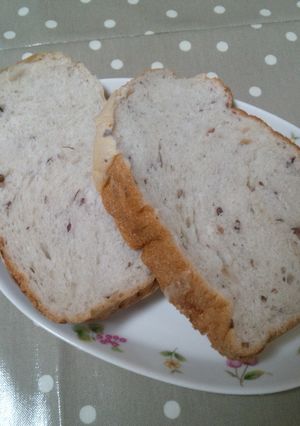 ホエーで甘納豆食パン＊-レシピのメイン写真