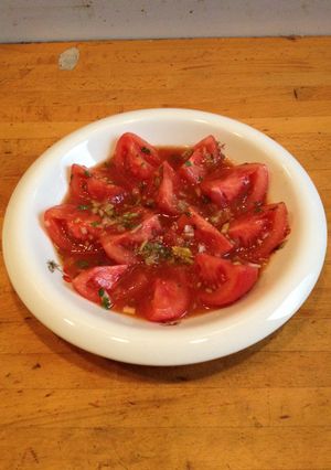 トマトの中華風カレードレッシング和え-レシピのメイン写真