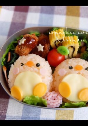 幼稚園 お弁当♡ぺんぎん キャラ弁-レシピのメイン写真
