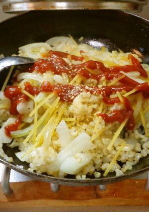 最速のスパ飯（スパゲティピラフ）-レシピのメイン写真