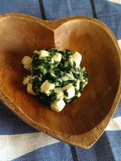 離乳食中期☆豆腐とほうれん草のしらす和え-レシピのメイン写真