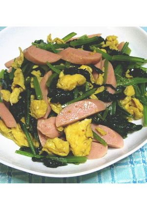 ほうれん草の三色炒め・お弁当にも♪-レシピのメイン写真