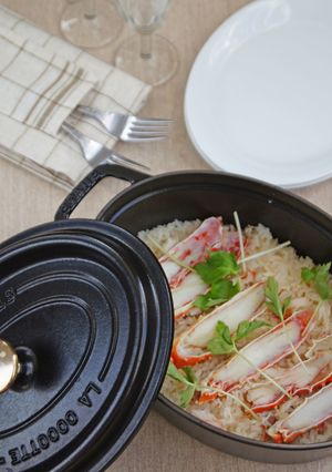 ストウブ料理「かにめし」-レシピのメイン写真