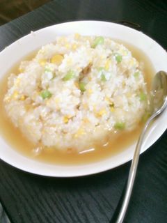 鳥挽き肉と枝豆のあんかけ炒飯-レシピのメイン写真