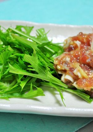 カツオのなめろう~味噌仕立て~-レシピのメイン写真