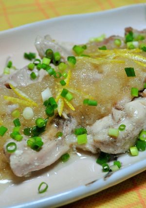 鶏肉の柚子おろしあんかけ-レシピのメイン写真