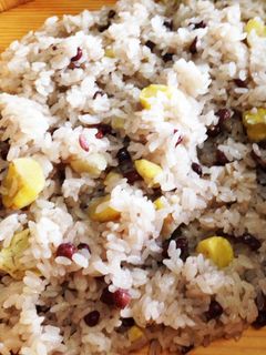 ばあちゃん直伝!栗入り赤飯-レシピのメイン写真