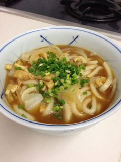 ルウとめんつゆで簡単調理!カレーうどん-レシピのメイン写真