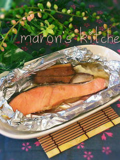 鮭の味噌ホイル焼き♪-レシピのメイン写真